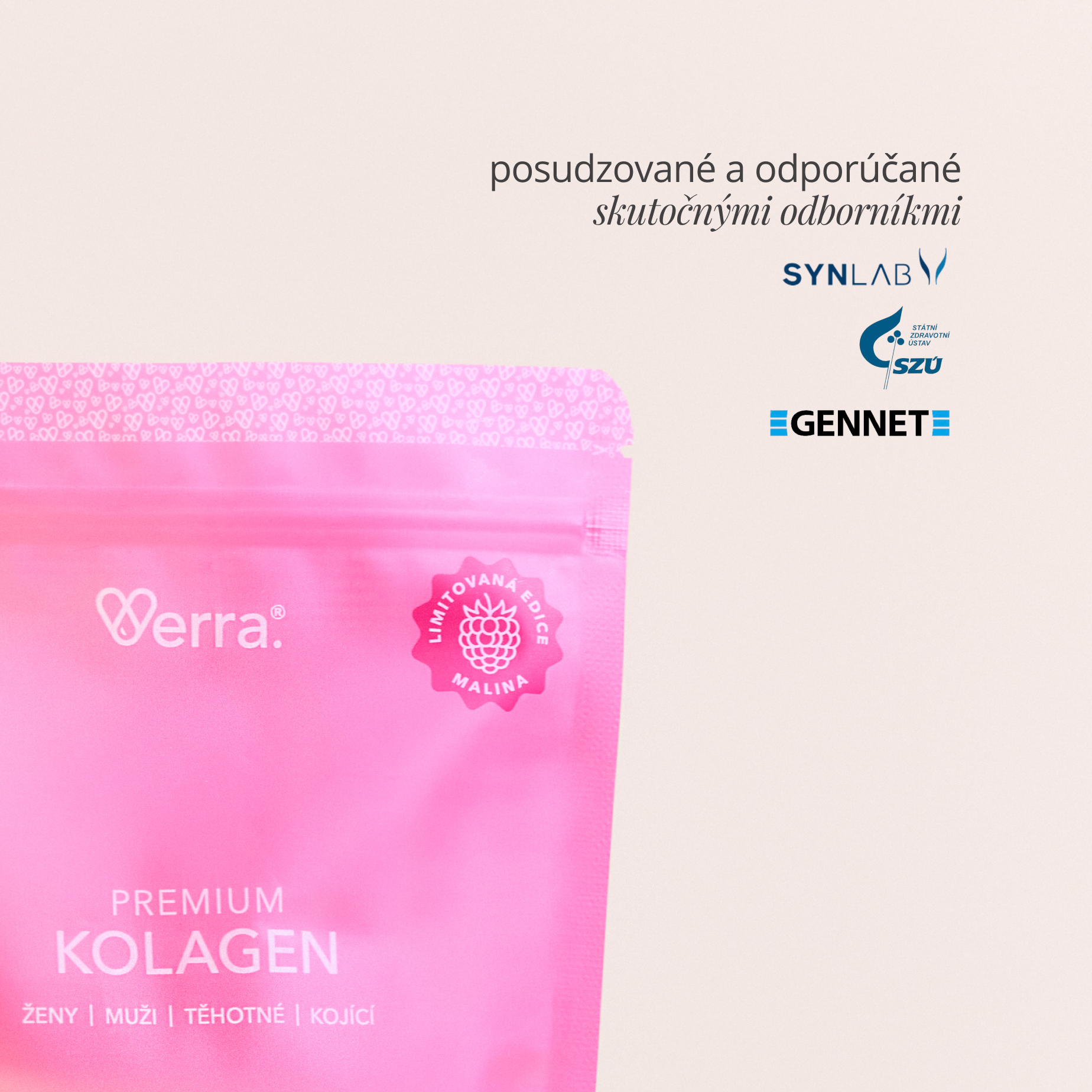 Premium Kolagén s príchuťou maliny